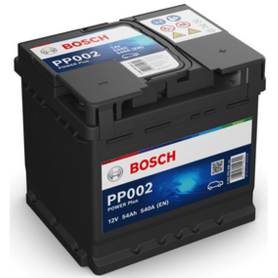 АКУМУЛАТОР BOSCH POWER PLUS 54AH 540A R+