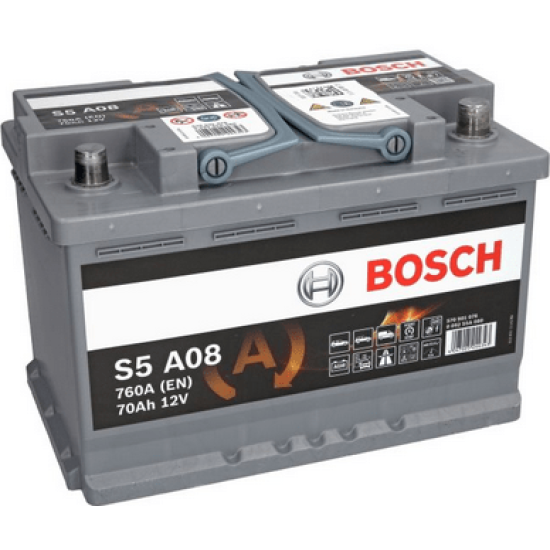 АКУМУЛАТОР BOSCH POWER START-STOP AGM 70AH 760A R+