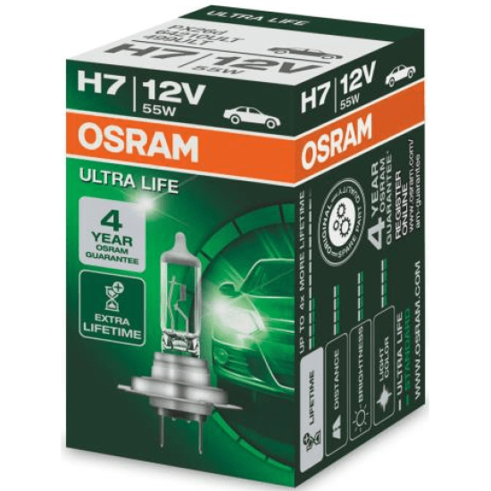 ХАЛОГЕННА КРУШКА OSRAM Н7 64210 ULT