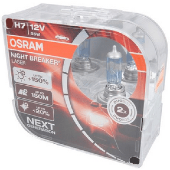 ХАЛОГЕННА КРУШКА OSRAM NIGHT BREAKER LASER H7 64210NL HCB 