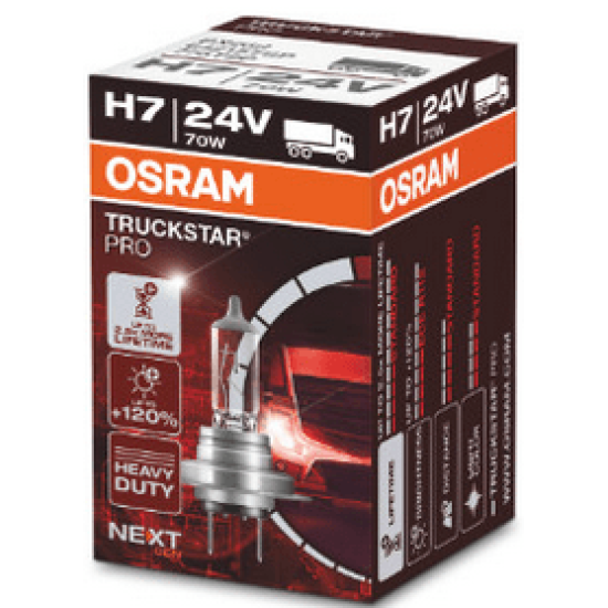 ХАЛОГЕННА КРУШКА OSRAM TRUCK STAR PRO H7 64215 TSP NG