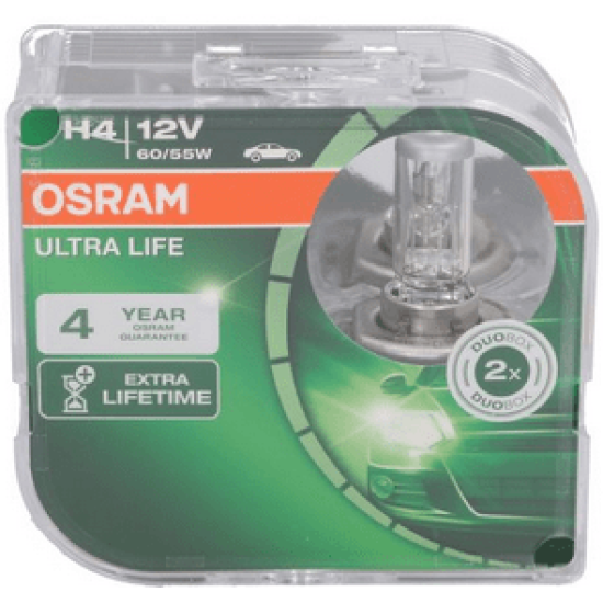 ХАЛОГЕННИ КРУШКИ OSRAM Н4 64193ULT-HCB 12V