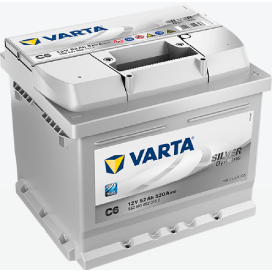 АКУМУЛАТОР VARTA 52AH 520A R+